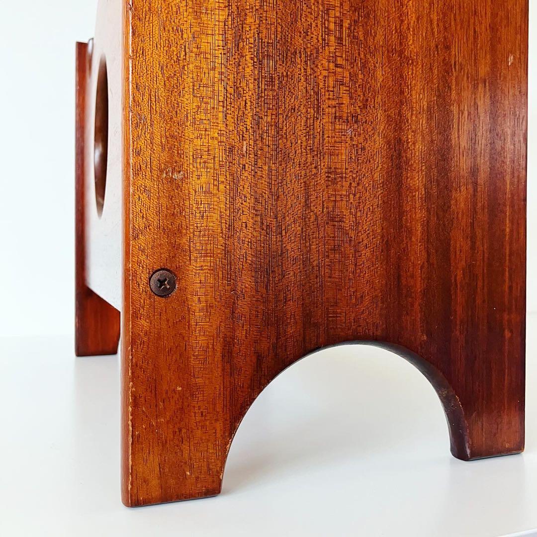 モダン　マガジンラック　チーク　北欧スタイル　古道具　小物入れ　ビンテージ雑貨