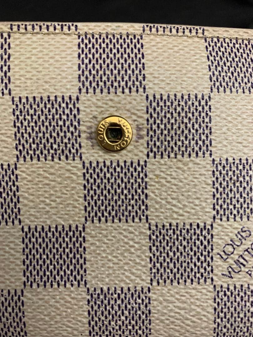 直営店購入　ルイヴィトン　ポルトフォイユヴィエノワ　ダミエアズール　折り財布