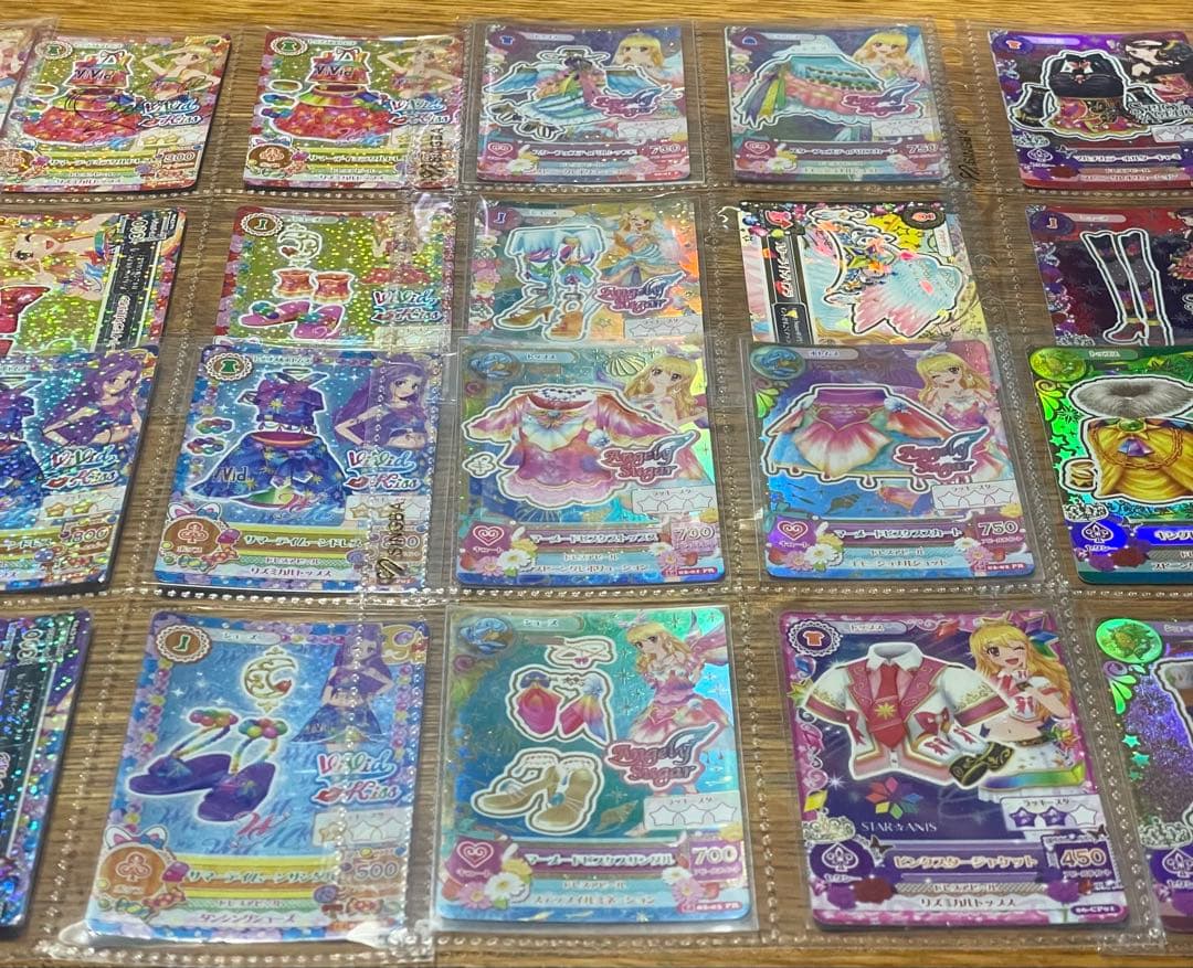 アイカツカード 初期 プレミアムまとめ売り 透明バインダー付