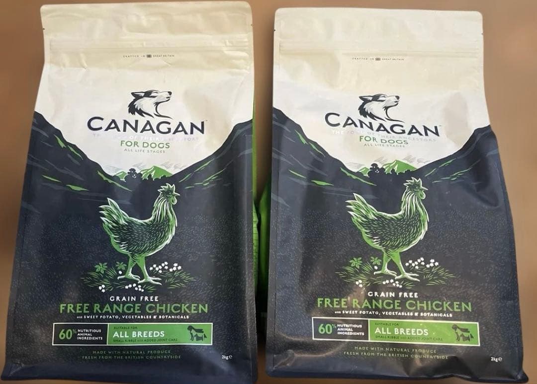 【新品未使用】カナガンドッグフード チキン 2kg × 2袋