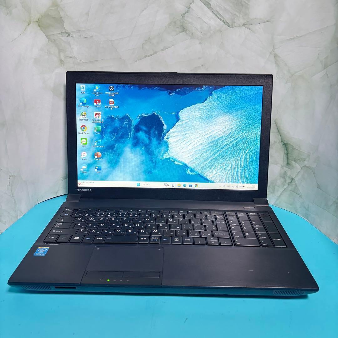 セール中♪動作◎【オフィス付】東芝 ★Win11★爆速SSD★i3ノートPC