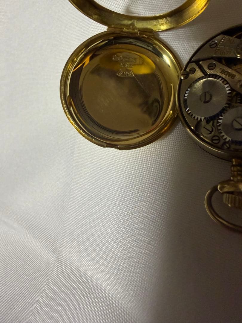 オリエントスター 懐中時計 18K 金無垢 18g アンティーク 手巻き