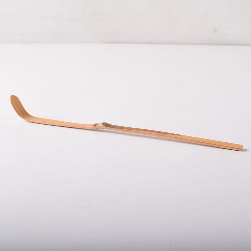 茶道具　辻竹峰作　茶杓　銘「閑居」　大徳寺　前田宗源書付　共筒共箱　CR8496