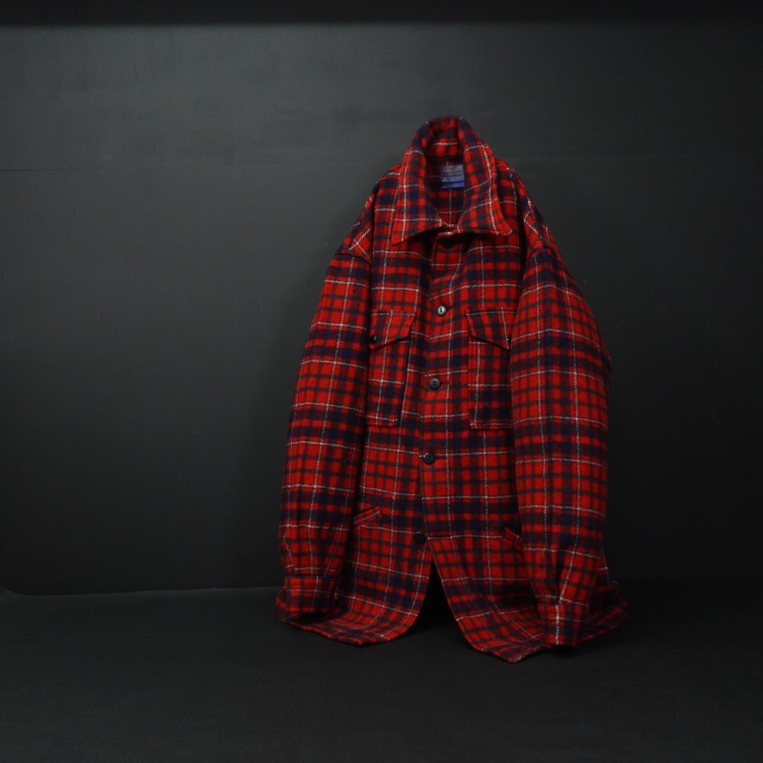 PENDLETON 70s USA製 ウールチェックジャケット TALL