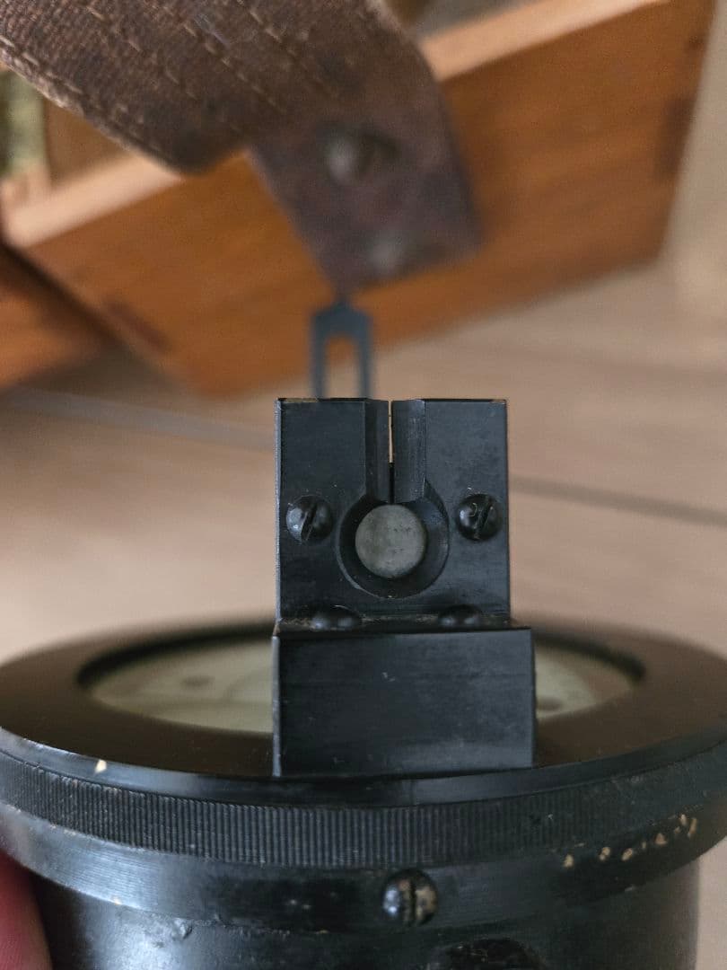 第二次大戦実物　日本海軍航空隊　自差修正羅針儀　美品　舞鶴工廠造兵部製