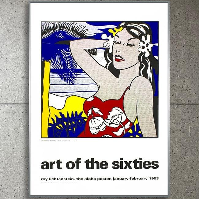額装品/Aloha1993/ロイ リキテンスタイン/インテリア/アート/ポスター