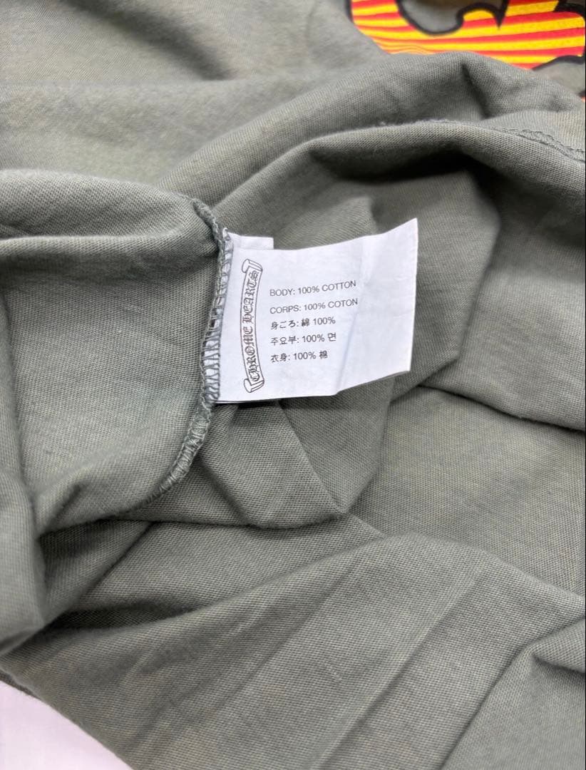 クロムハーツ　ヘアリーダガー　ヤイクスストライプ Tシャツ