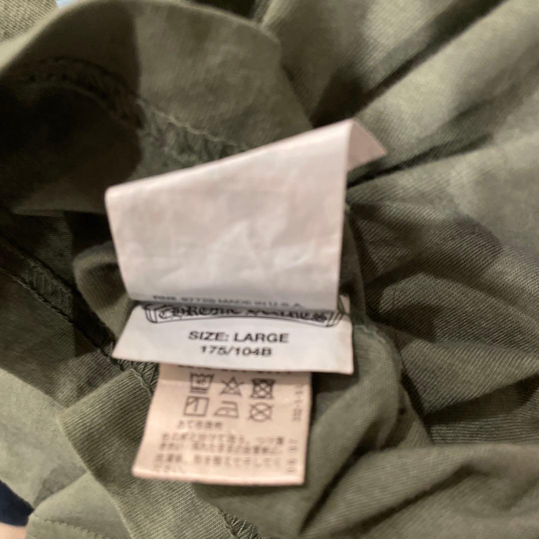 クロムハーツ　ヘアリーダガー　ヤイクスストライプ Tシャツ