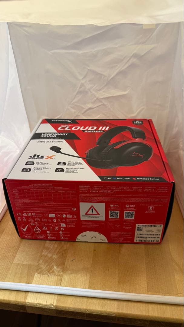 HyperX Cloud III wirelessゲーミングヘッドセット