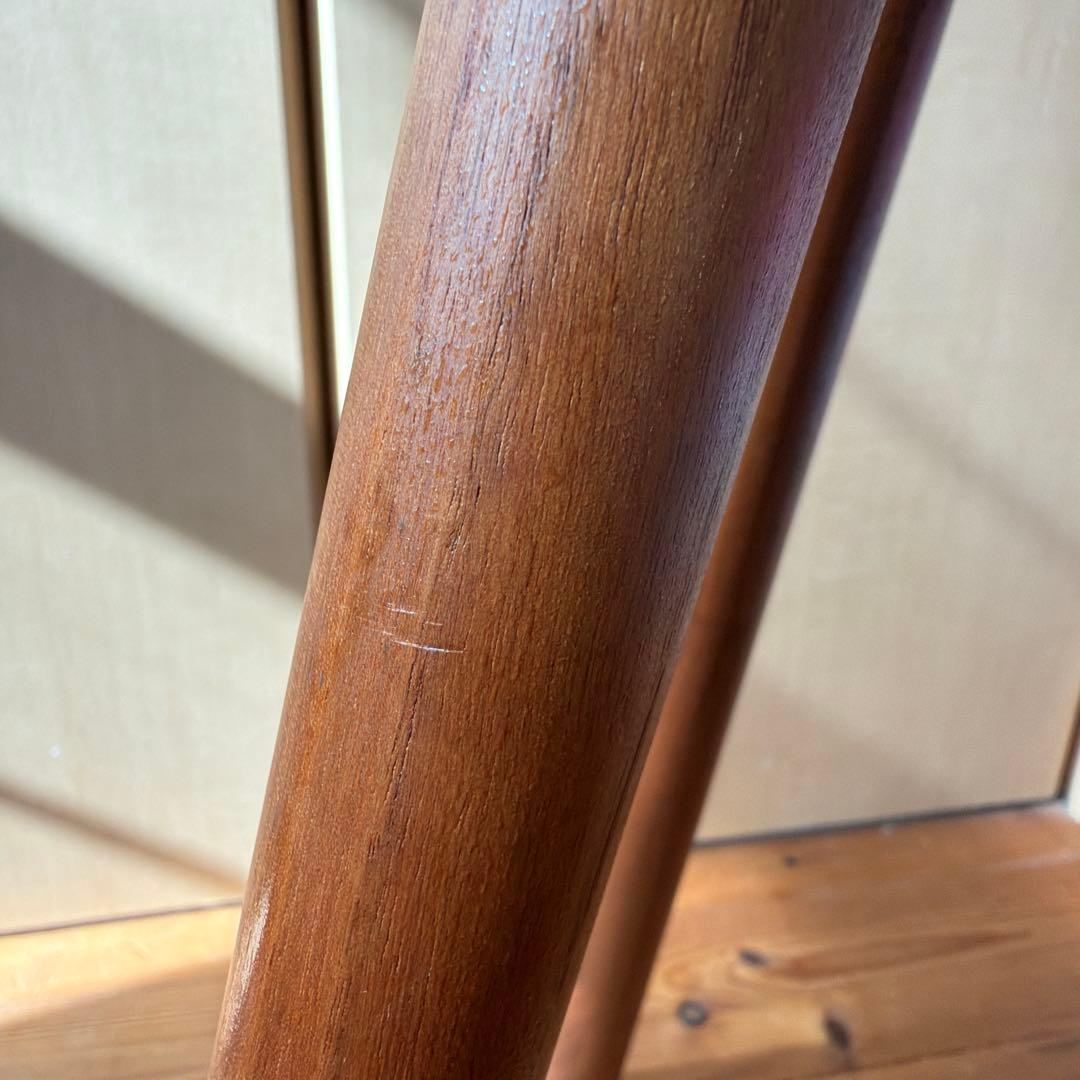 ナガノインテリア オレンジ コッぺ キッチン スツール 木製