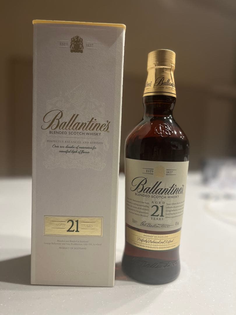 バランタイン21年 ウイスキー 700ml 未開封