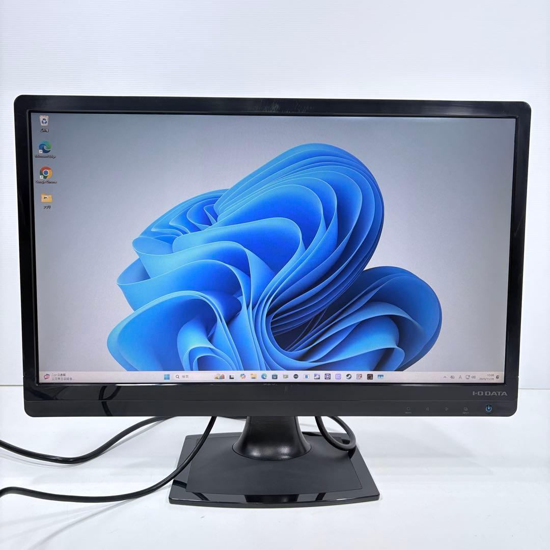 アイオーデータ22型フルHDモニター他 ゲーミングPC用の周辺機器4点セット