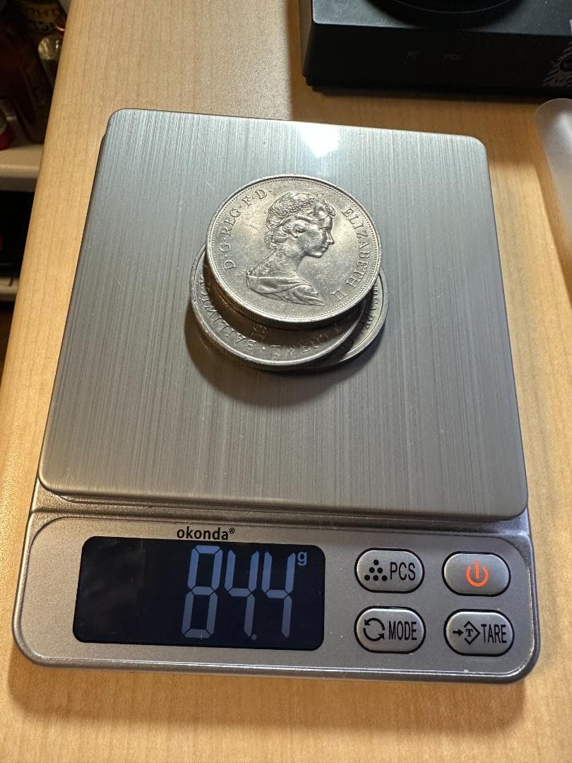 SILVER WEDDING COIN 英国 エリザベス女王 記念