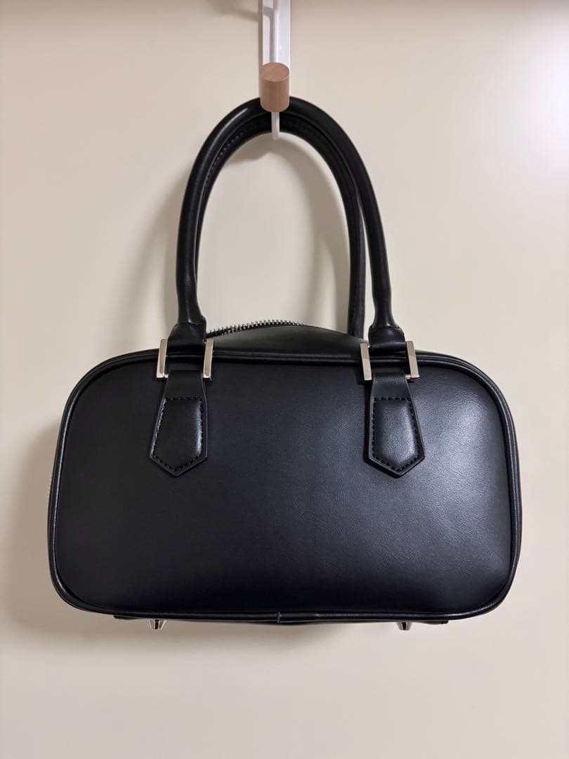 Darich ダーリッチ DDロゴレザーハンドバッグ 黒 ブラック