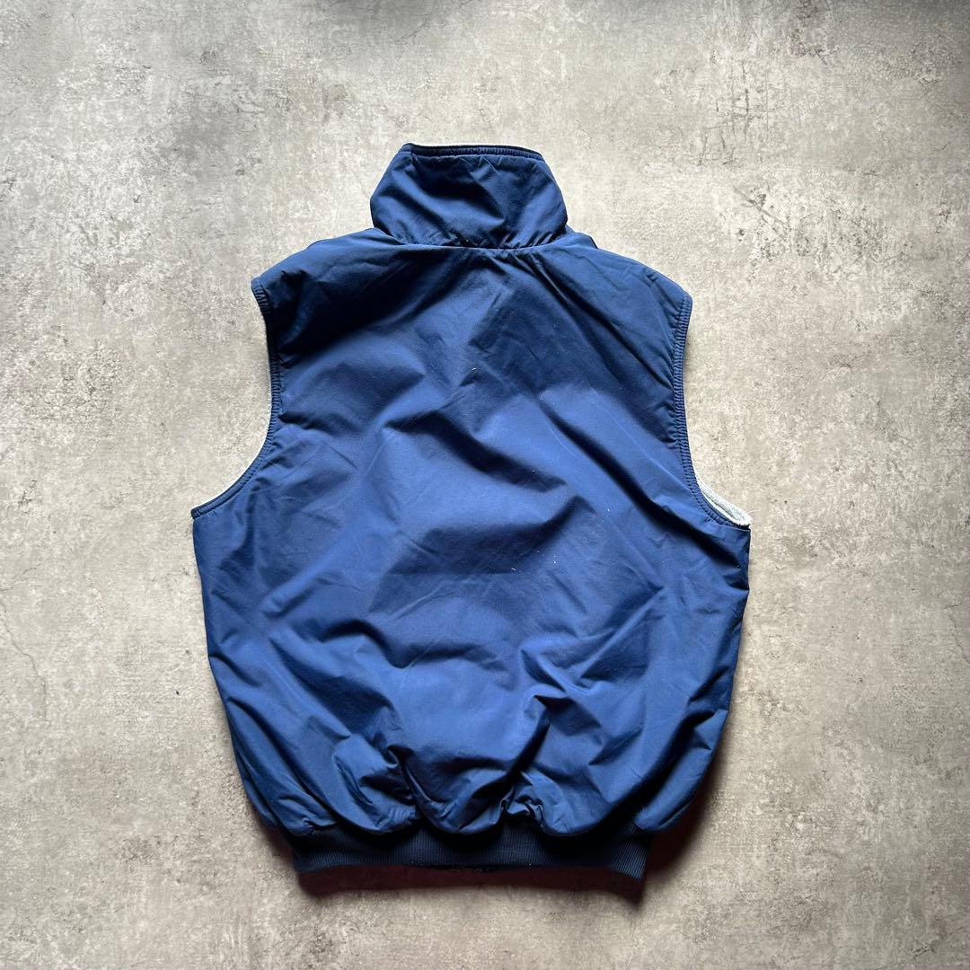 80s パタゴニア シェルドシンチラベスト USA製 ネイビー M 三角タグ