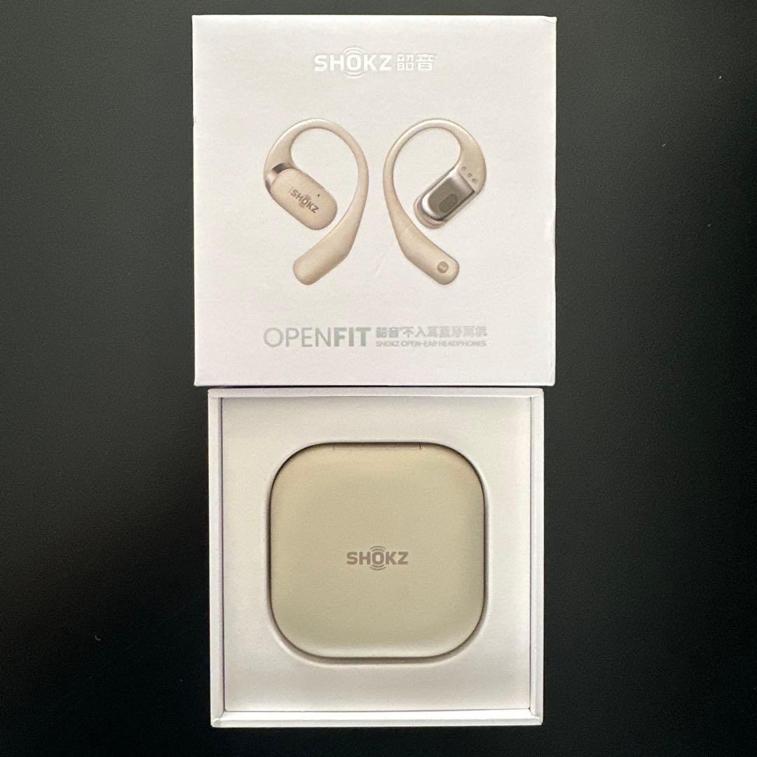 【中古美品】【海外版】Shokz OpenFit骨伝導ワイヤレスイヤホンT910