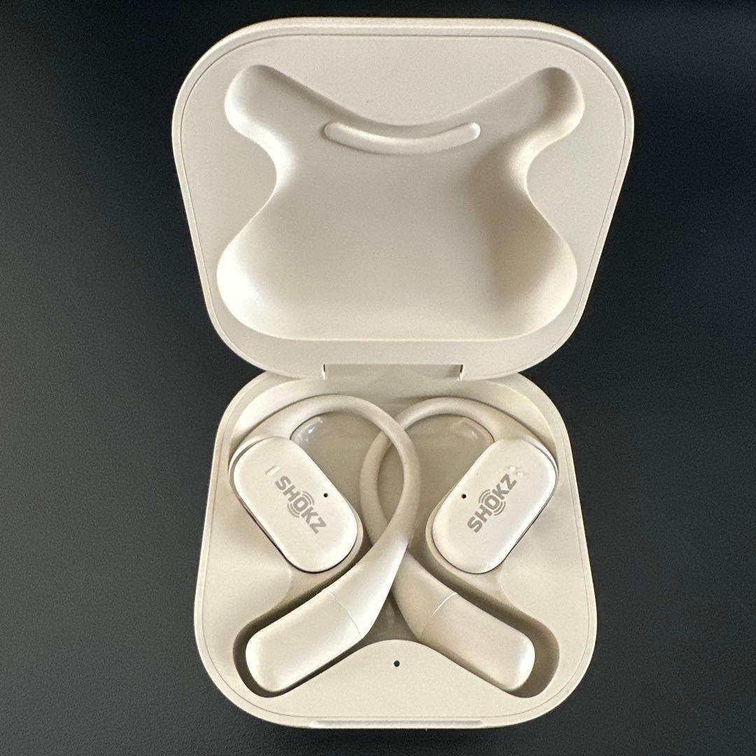 【中古美品】【海外版】Shokz OpenFit骨伝導ワイヤレスイヤホンT910