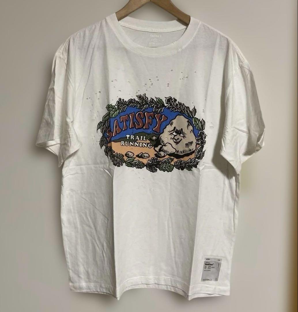 【Satisfy】 MothTechコットンTシャツ Mサイズ