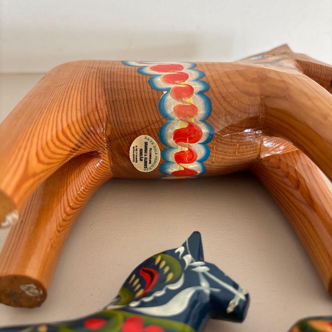 Nils Olsson ダーラナホース　ダーラヘスト 親子３つセットで