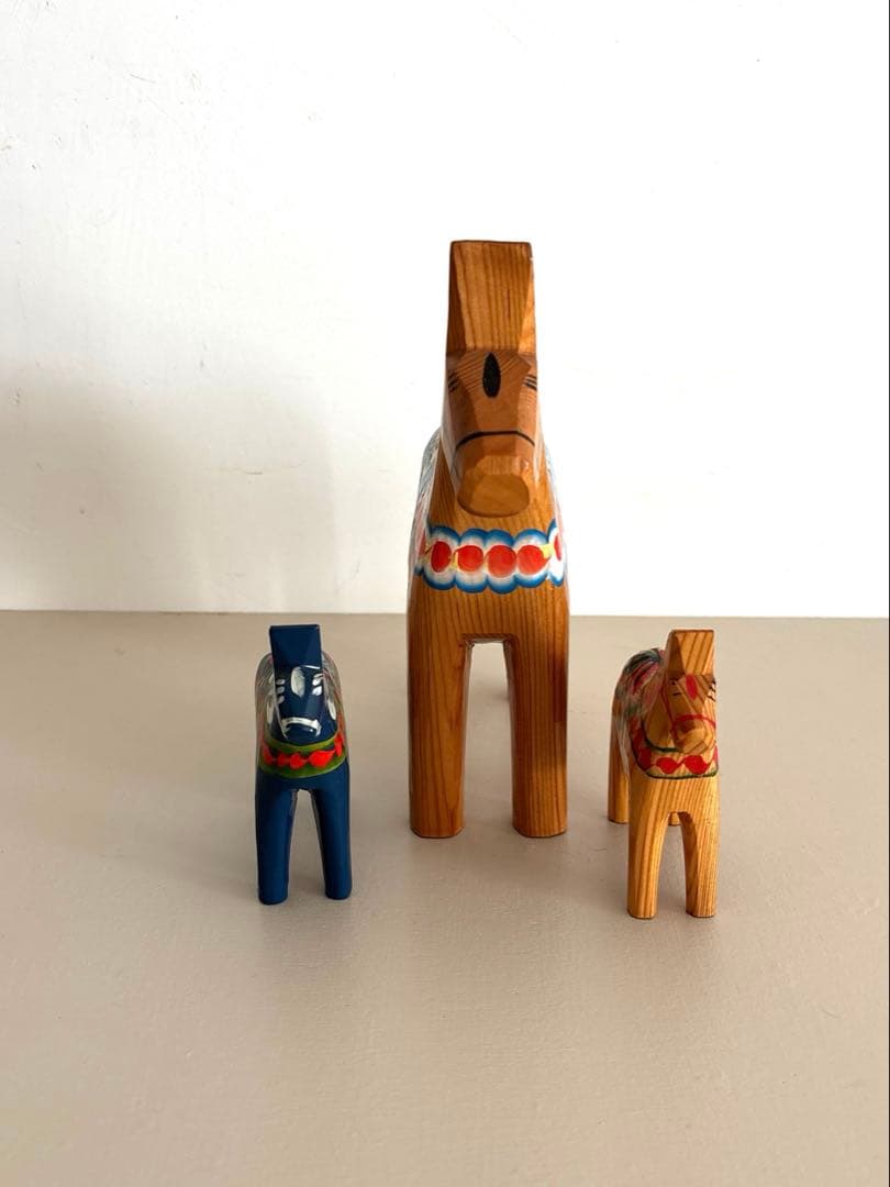 Nils Olsson ダーラナホース　ダーラヘスト 親子３つセットで