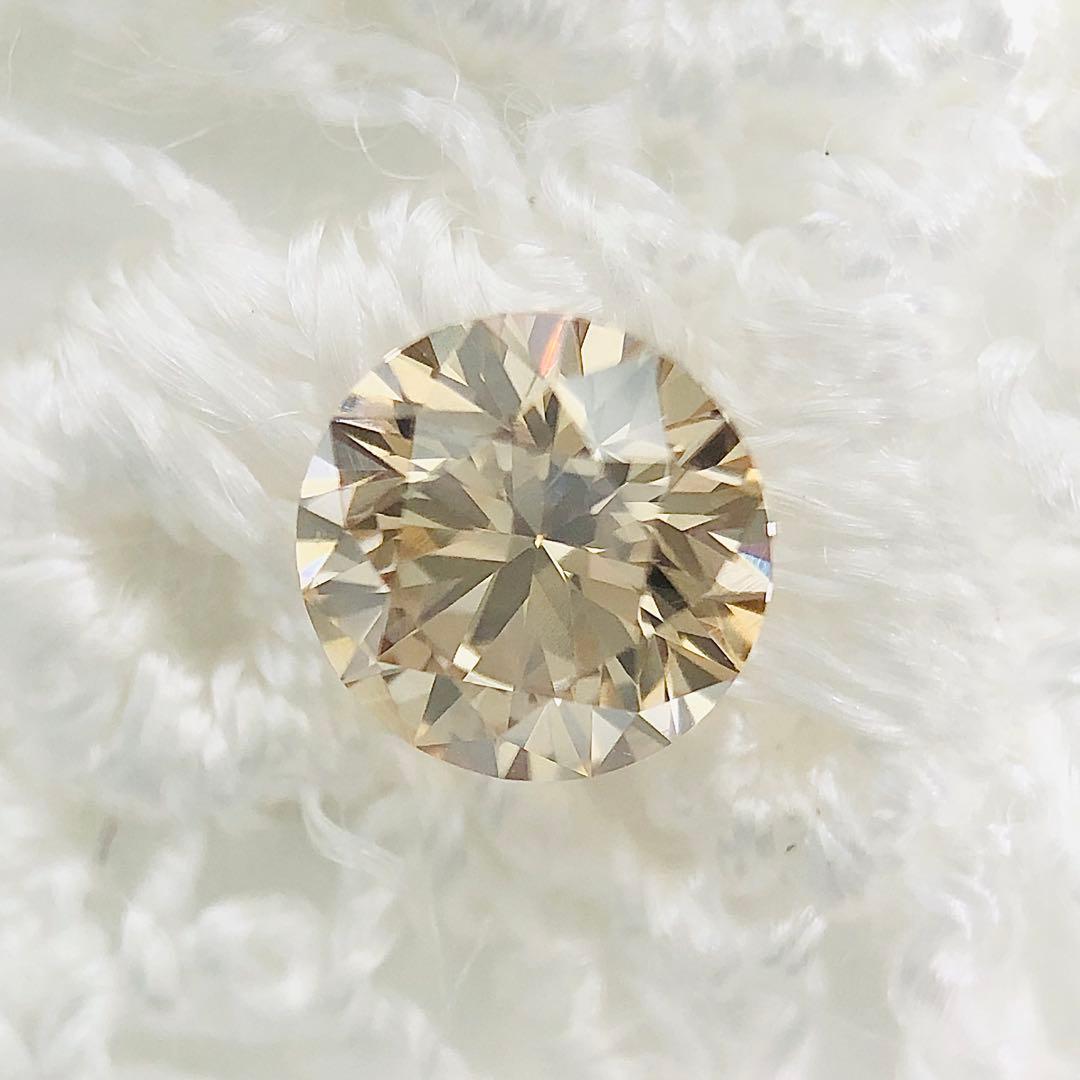 0.298ct Light Brown VS-1 Good ブラウンダイヤルース