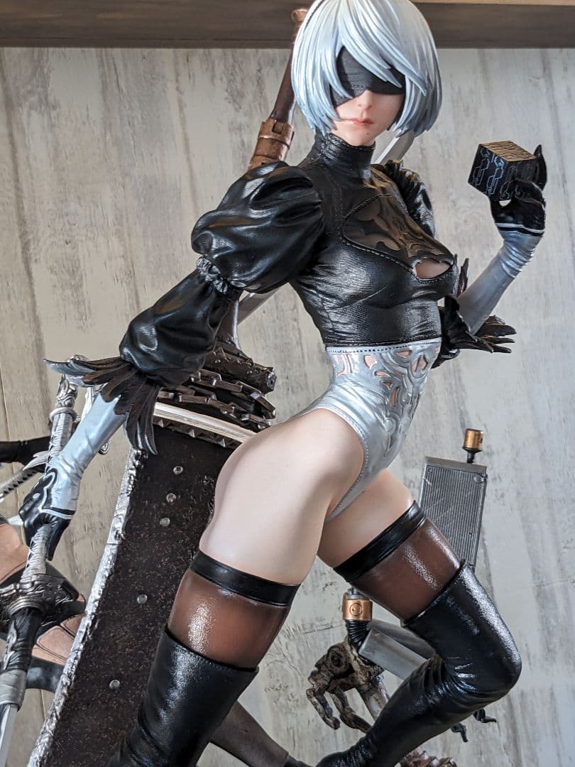 【訳あり】ニーアオートマタ 1/4スケール スタチュー　DX版