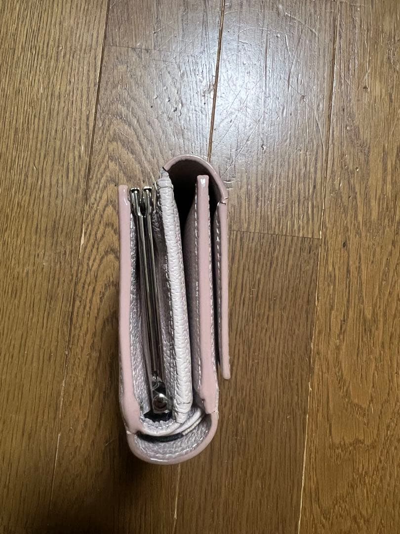 ヴィヴィアンウエストウッド 三つ折り財布 レザー ピンク