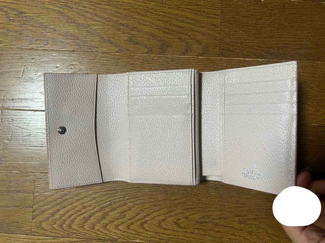 ヴィヴィアンウエストウッド 三つ折り財布 レザー ピンク
