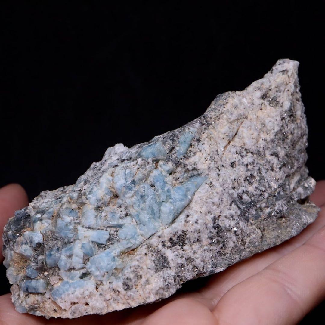 自主採掘！アクアマリン 178.7g　原石 AQ278 鉱物　原石　天然石