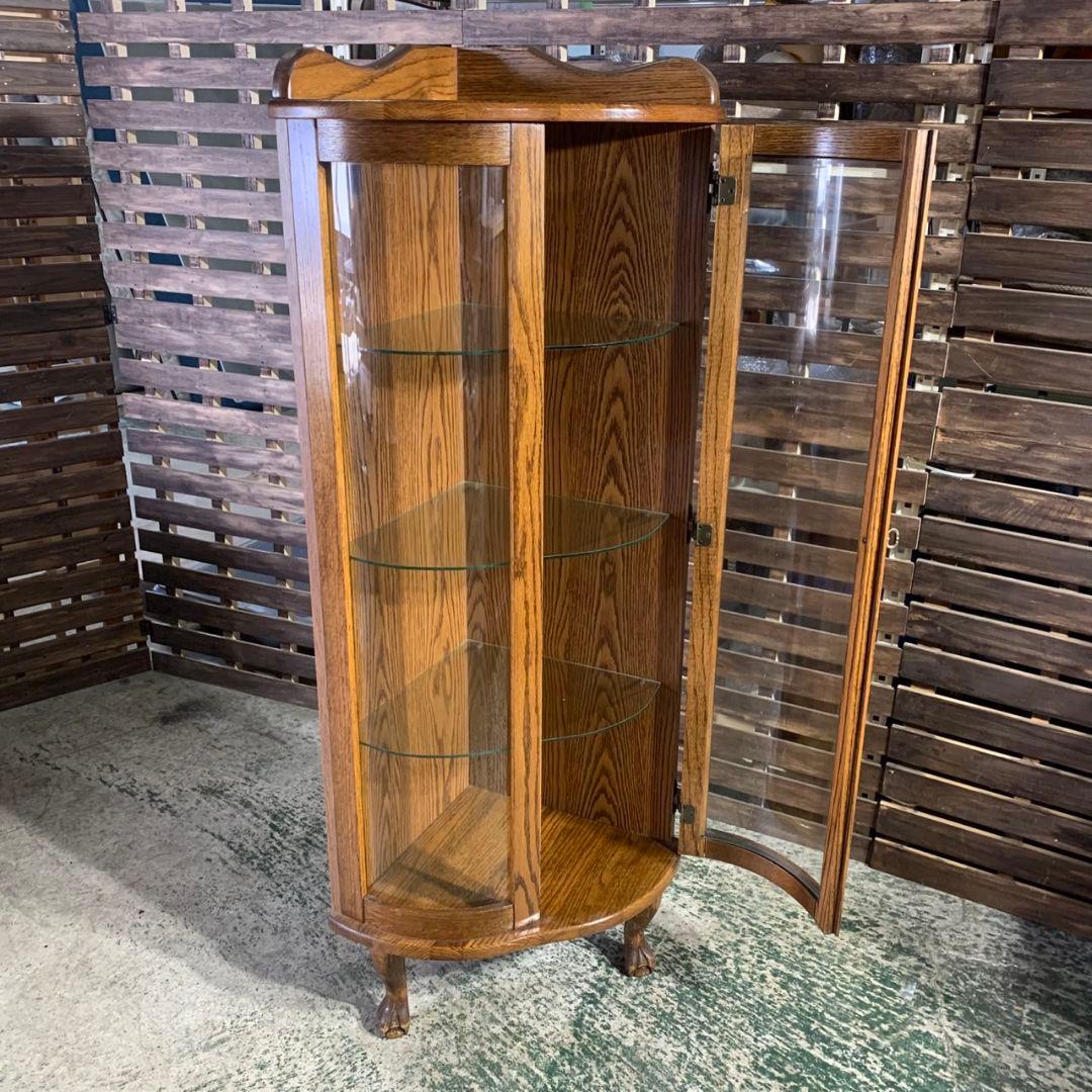 J162 英国風コーナーコレクションボード キャビネット