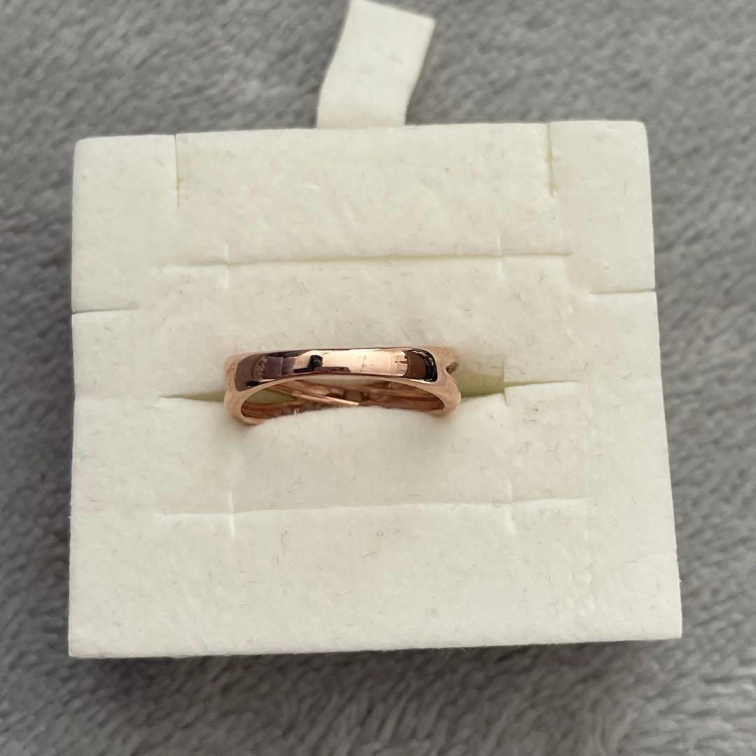 【TSUTSUMI】K10ピンクゴールドピンクサファイアリング（ピンキーリング）