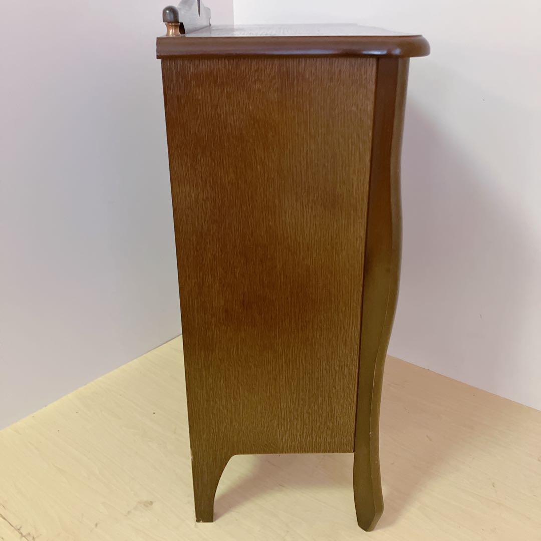 HIKARI アンティーク調　サイドキャビネット　サイドチェスト　電話台