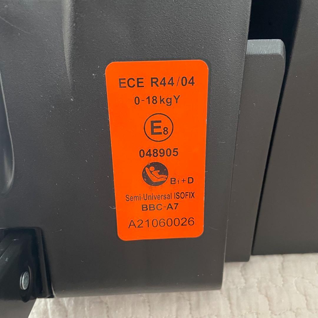 【超美品♡】チャイルドシート　マムズキャリー　ターンレジェfix グレー⭐︎