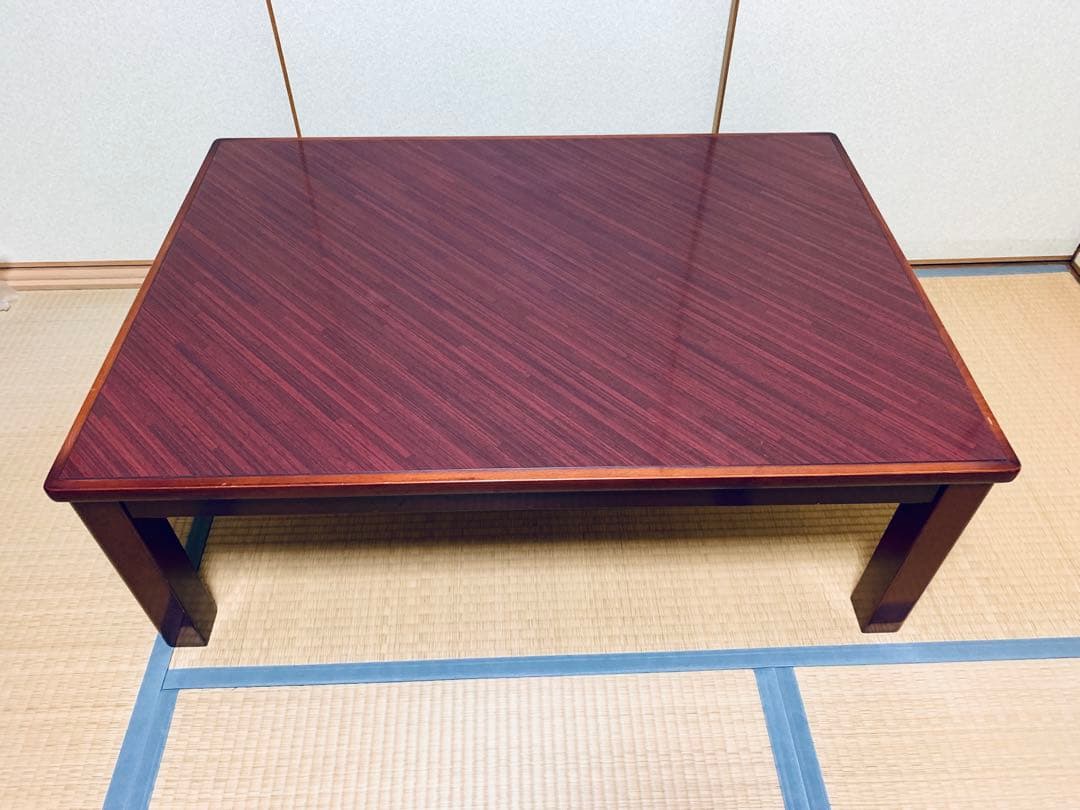 和風家具調こたつテーブル　 コタツ　座卓　ローテーブル リバーシブル　遠赤外線式