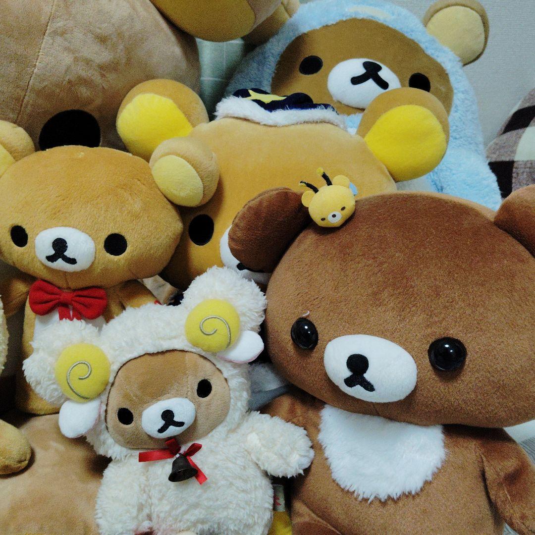 リラックマ ぬいぐるみ 大きめ　まとめる