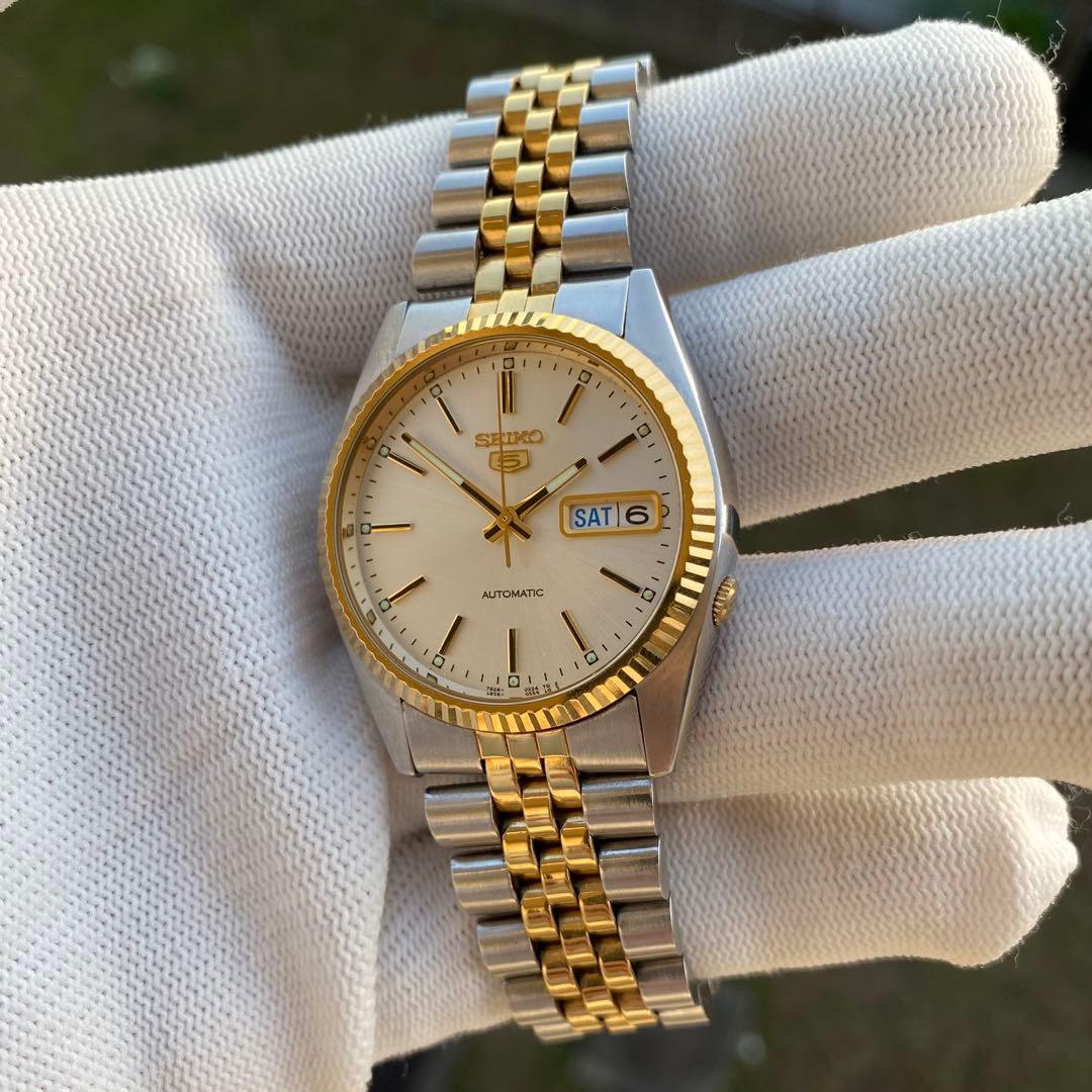 SEIKO 5 自動巻き 7s26-0500セイコーファイ。