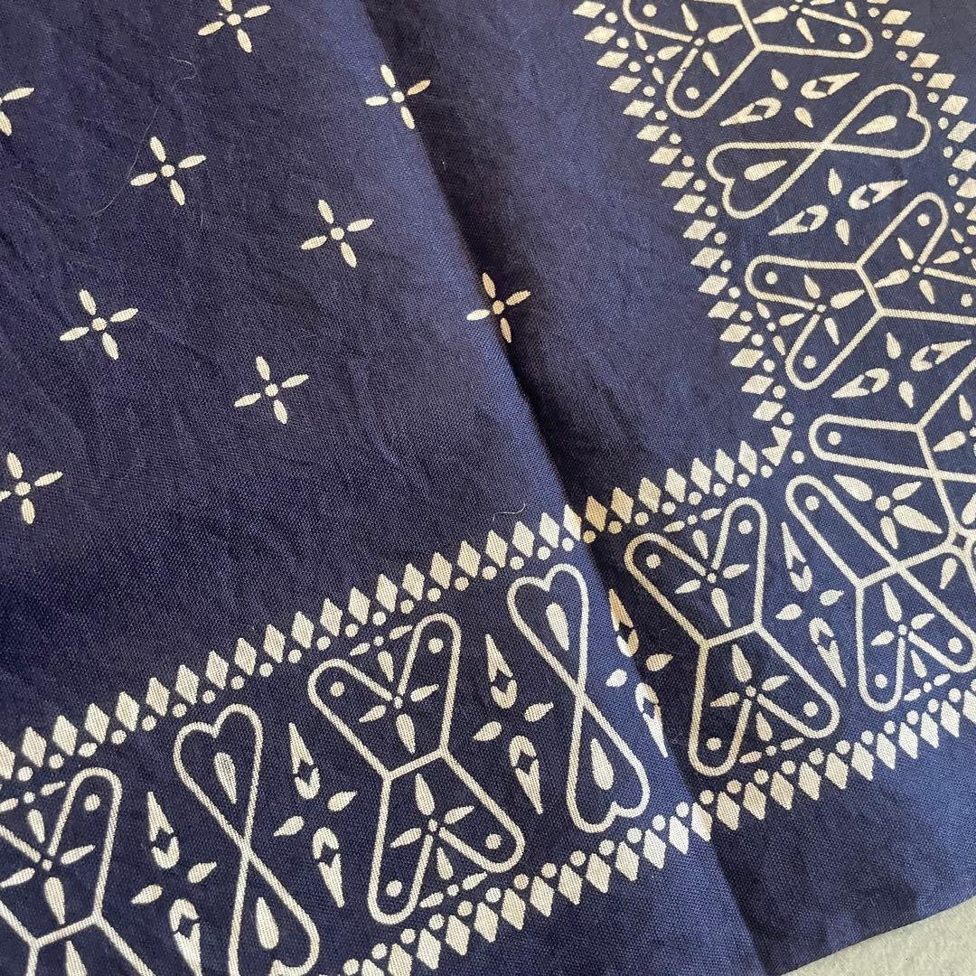 60s バンダナ クロス　クロス柄　USA製　ビンテージ