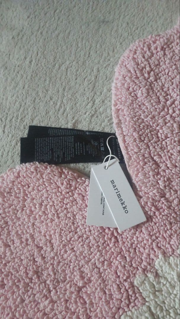 マリメッコ バスマット UNIKKO ウニッコ ピンク