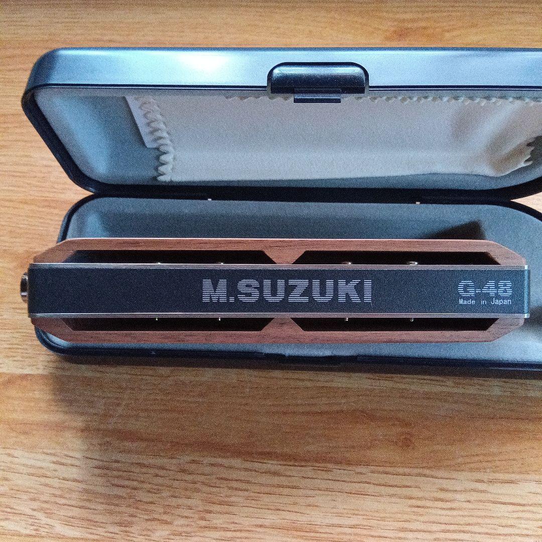 M.SUZUKI G-48 ウッドカバー ハーモニカ