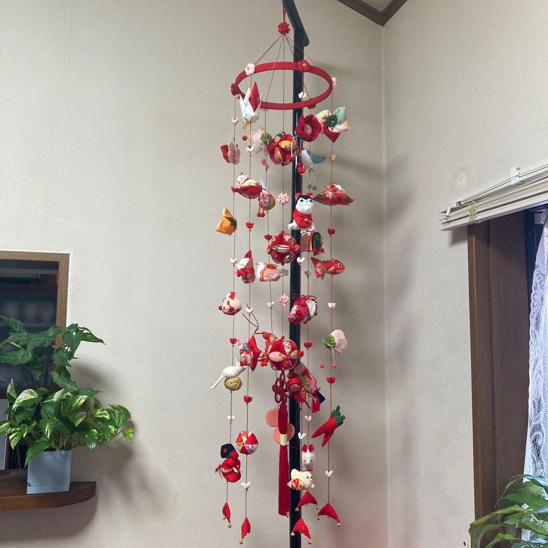 601 ハワイラブ　吊るし雛　吊るし飾り