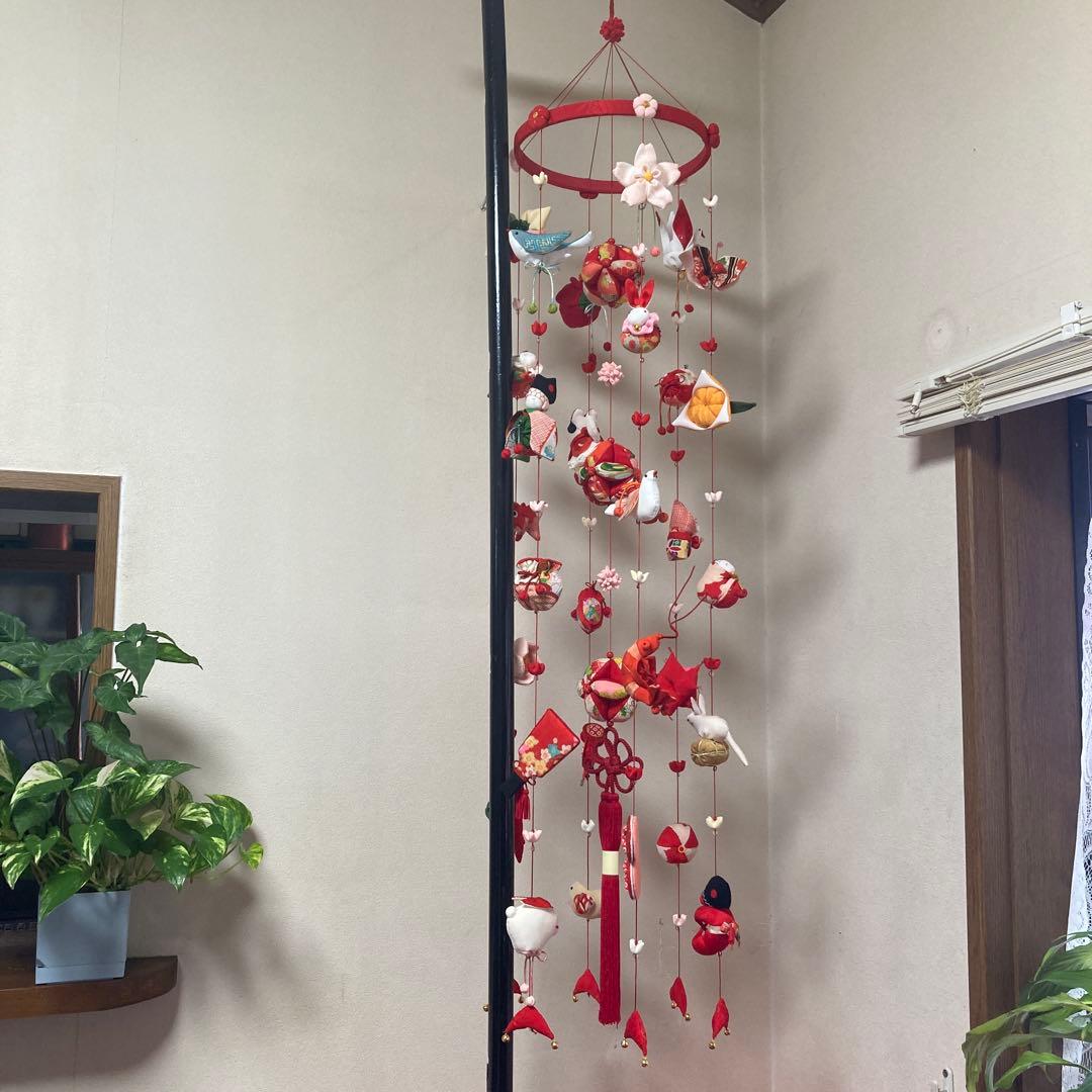 601 ハワイラブ　吊るし雛　吊るし飾り