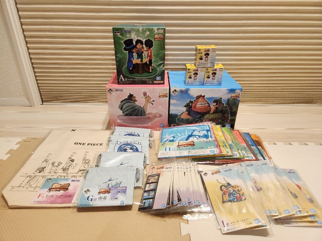 ワンピース 一番くじ ドラマティックメモリーズ A.B.C.E.F賞、他