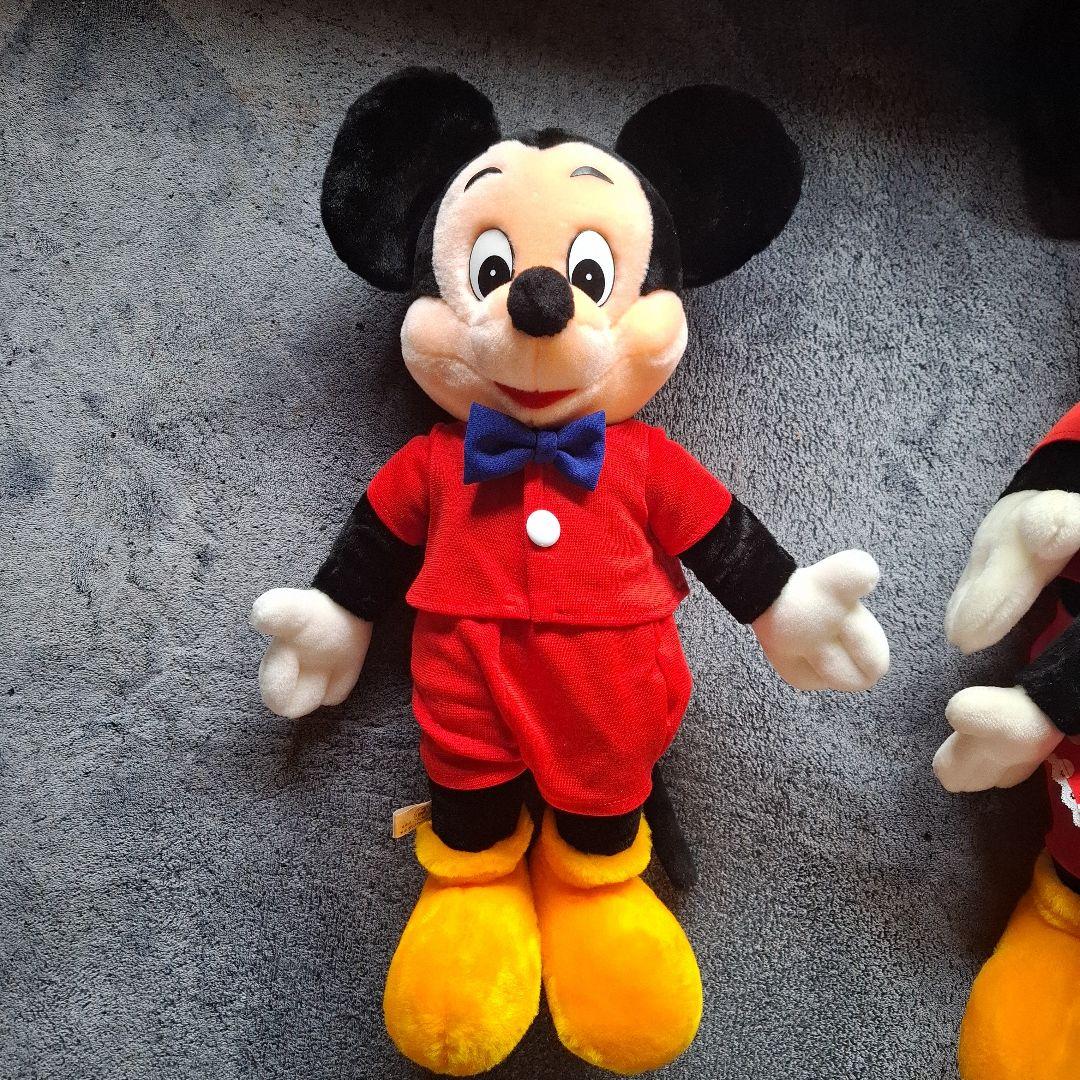 希少激レアミッキーマウス・ミニーマウスぬいぐるみ3体セット