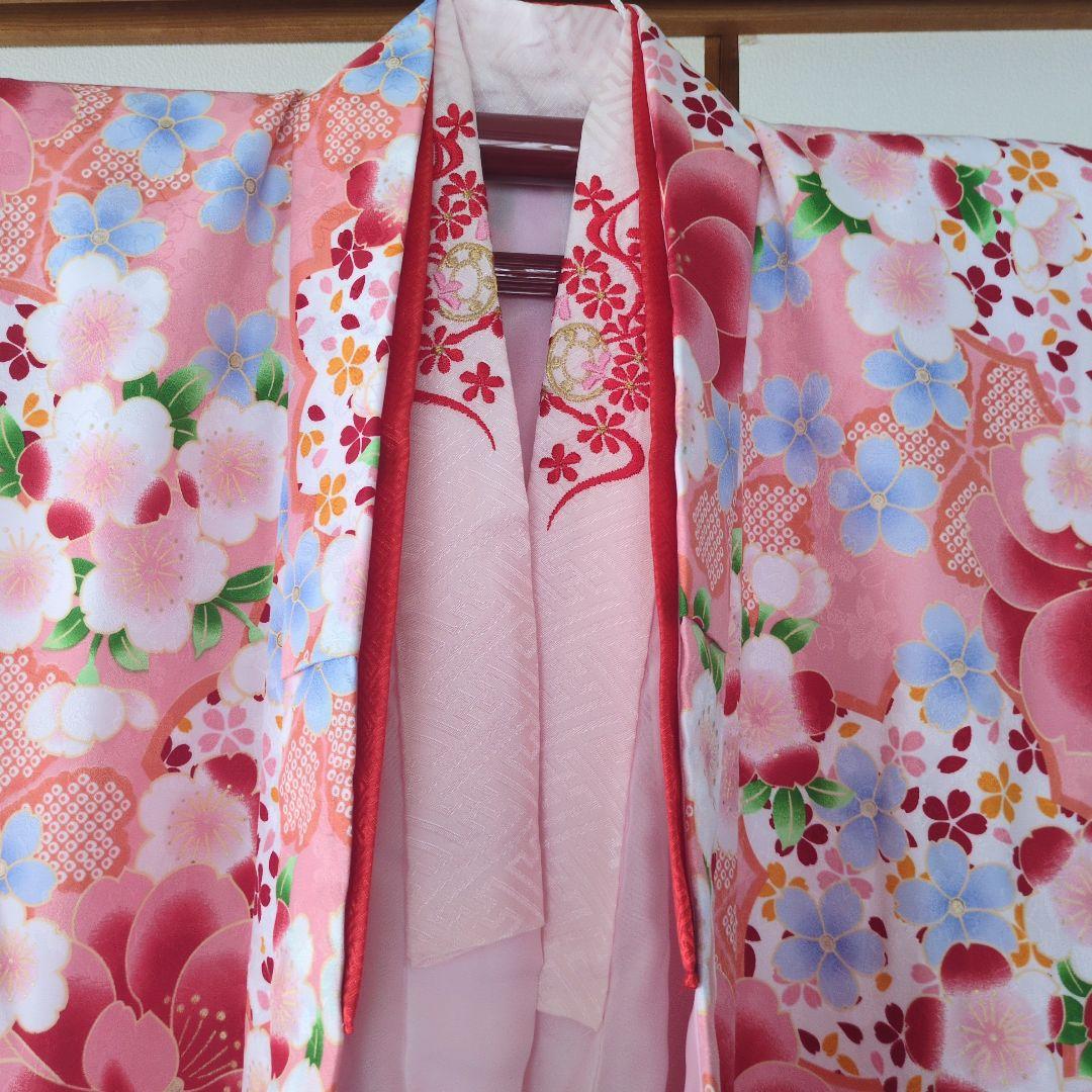 値下げしました　七五三　 着物 セット　7歳　四つ身　美品
