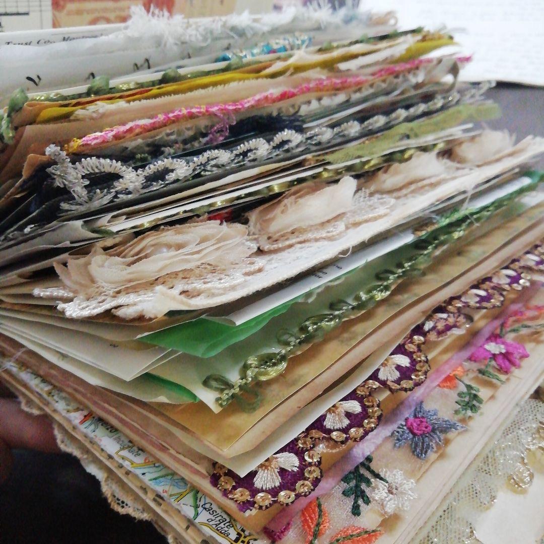 分厚ーーいジャンクジャーナル♡雑記帳　ヴィンテージ　植物　ブロカント