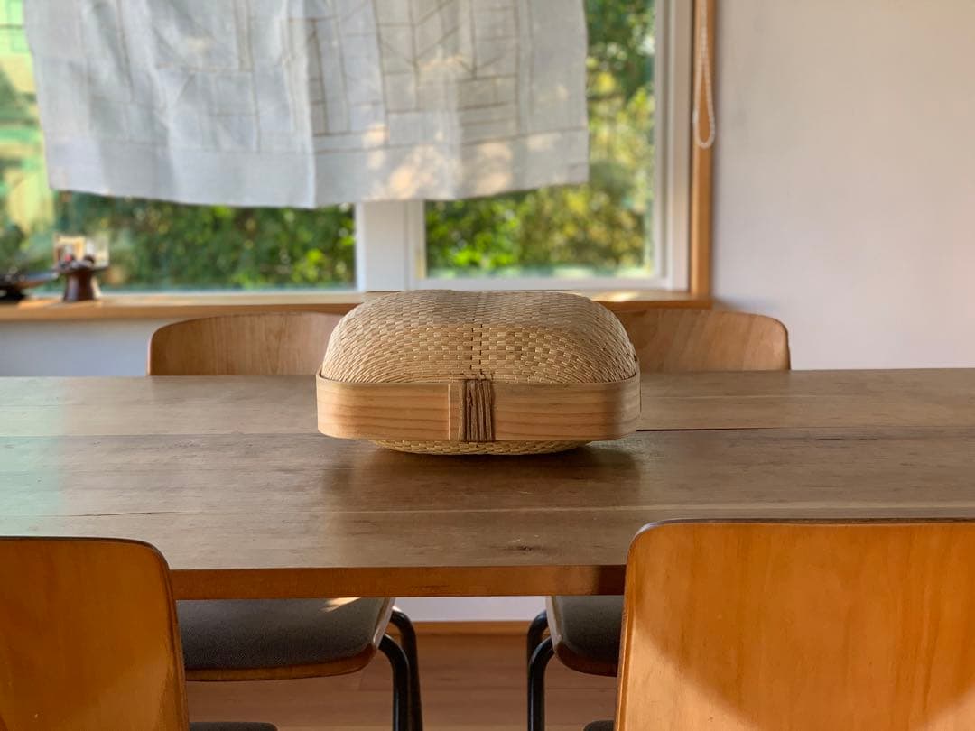 韓国　柳行李　李朝　伝統工芸品　かご　中