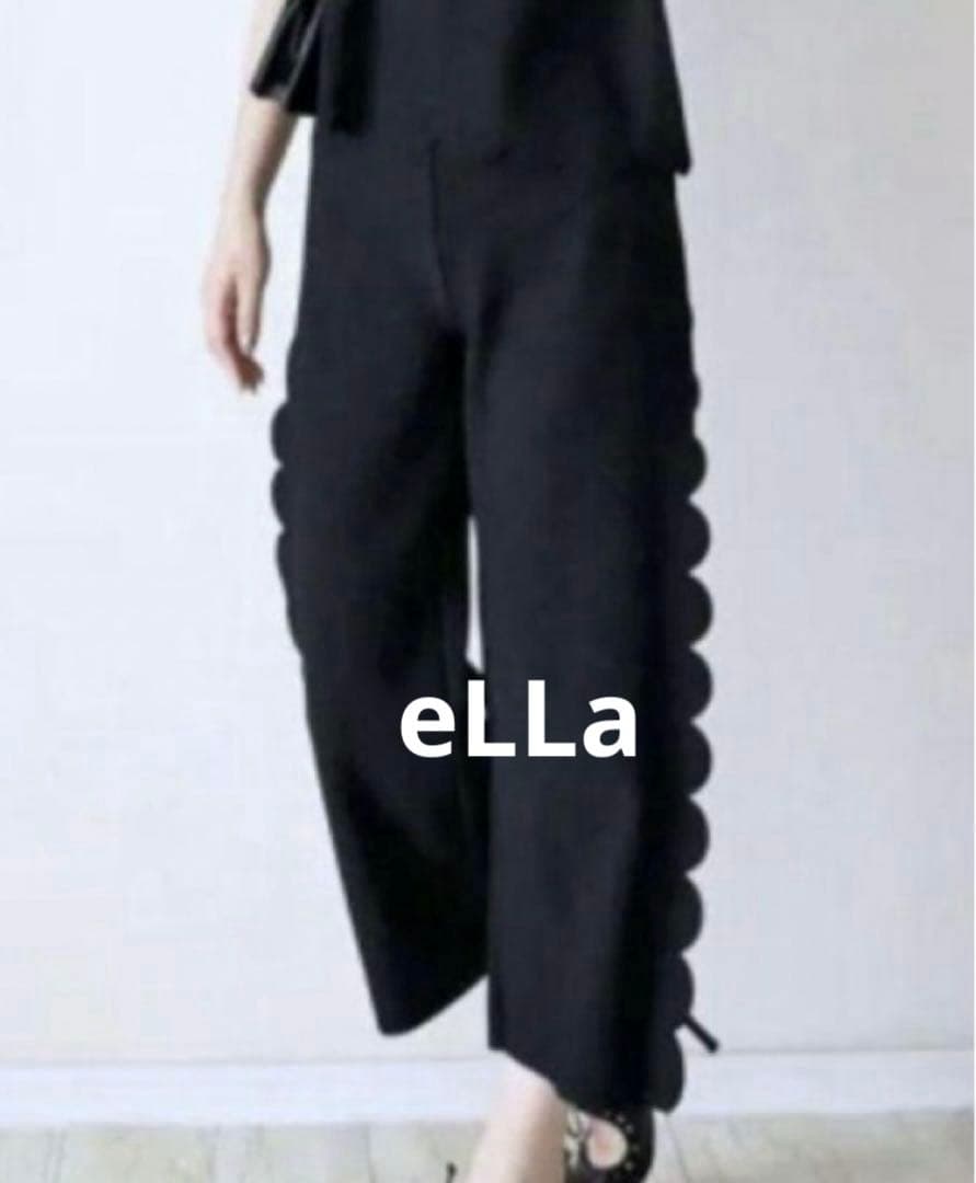 ＊美品＊エラ♡ワイドパンツ　スカラップ