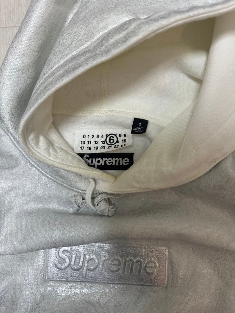 supreme×mm6 maison margielaパーカー