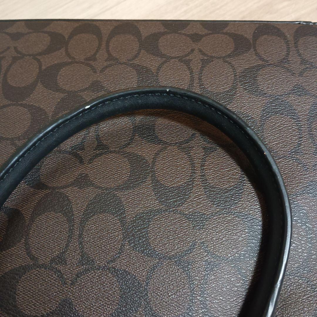 COACH ビジネスバッグ ブラウン/ブラック