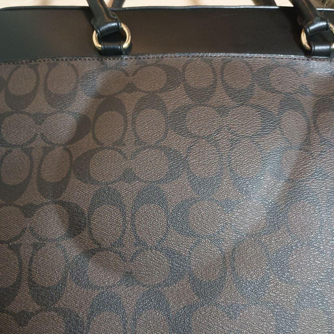 COACH ビジネスバッグ ブラウン/ブラック